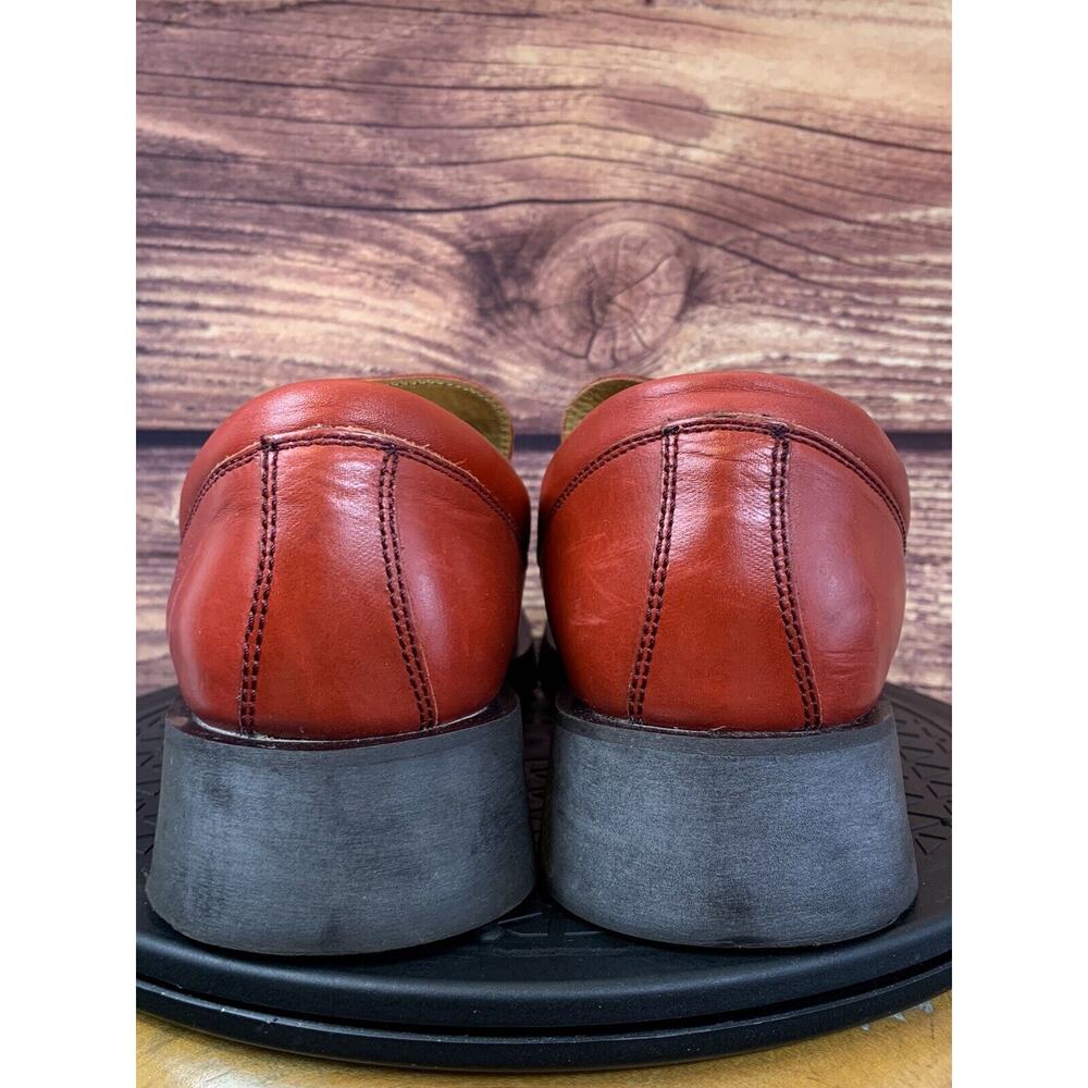 Patrick Cox Red Leather Loafers - Picture 3 of 10